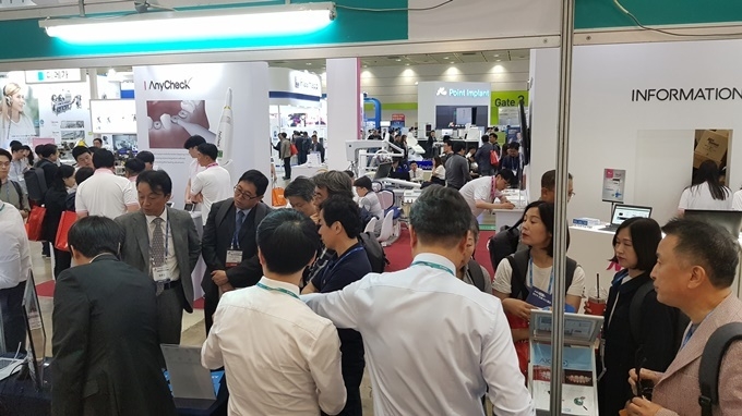 사진은 지난 5월 개최된 SIDEX 2019 전시회 참가 현장