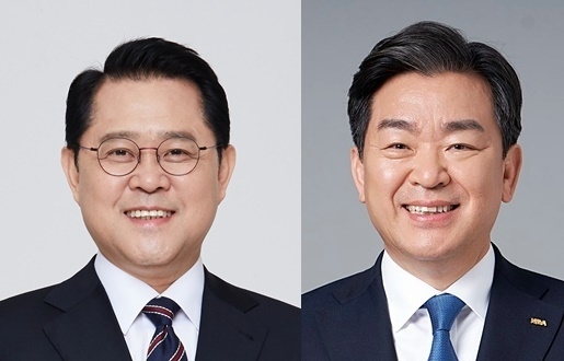 기호 2번 장영준 후보, 기호 3번 김철수 후보