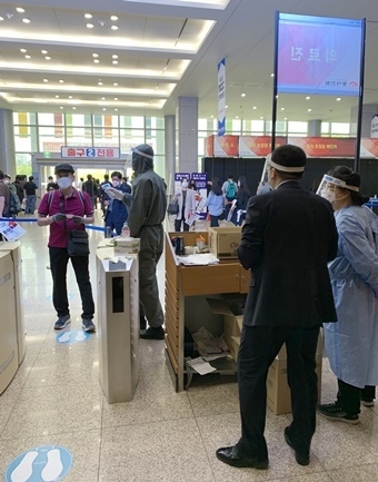 킨텍스에서 개최된 'MBC 건축박람회' 현장