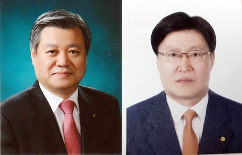 우종윤 의장(사진 좌)과 윤두중 부의장(사진 우)