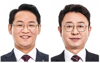 홍주의 회장 당선인, 황병천 부회장 당선인 (좌로부터)