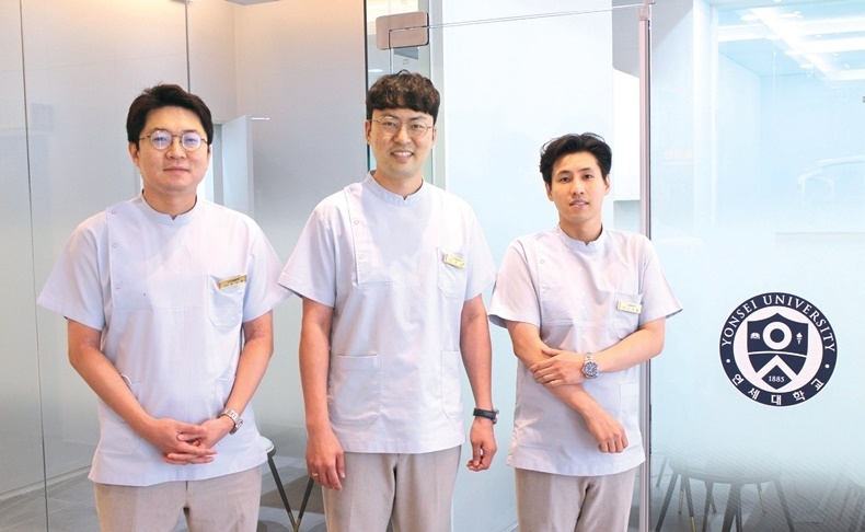 좌로부터 임신묵, 정열, 신상일 원장.
