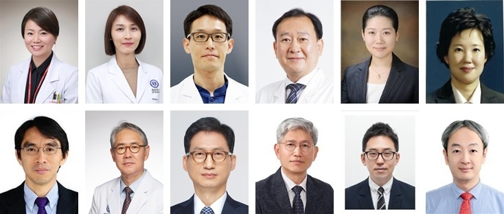 최소영, 김경민, 허경회, 전양현, 강경리, 임원희, 오석배, 김형준, 함봉진, 안승근, 이중석, 장석우 교수
