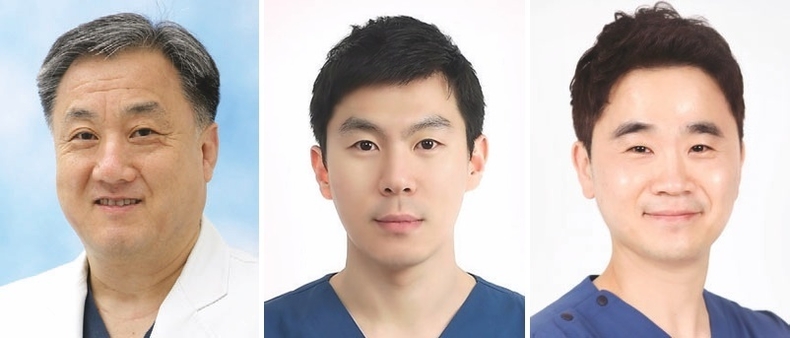 최성호 교수, 임현창 교수, 이동운 교수.