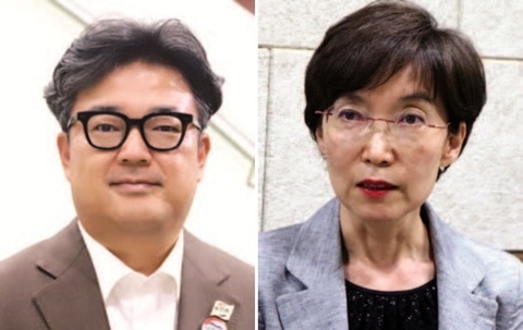 대한치과의사협회 정국환 국제이사(사진 좌)와 대한여성치과의사회 이지나 前 회장(사진 우)
