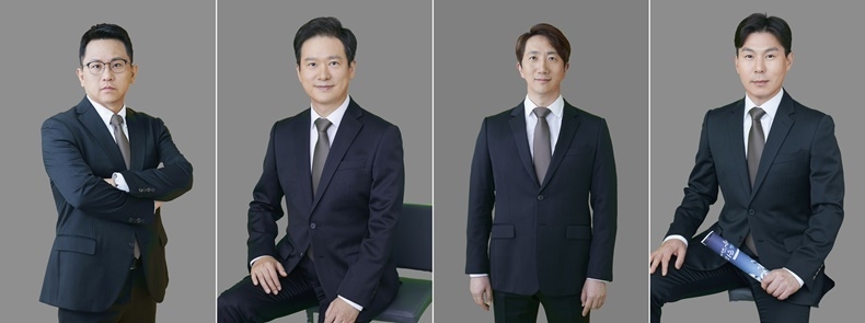 MAP 그룹 왼쪽부터 김정현 원장, 박지만 교수, 이승근 원장,, 임현창 교수