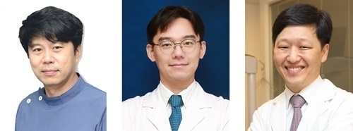 왼쪽부터 이수영, 전진, 허인식 원장