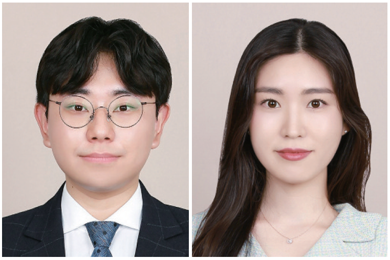 김형준 학생(좌), 송지은 학생(우)