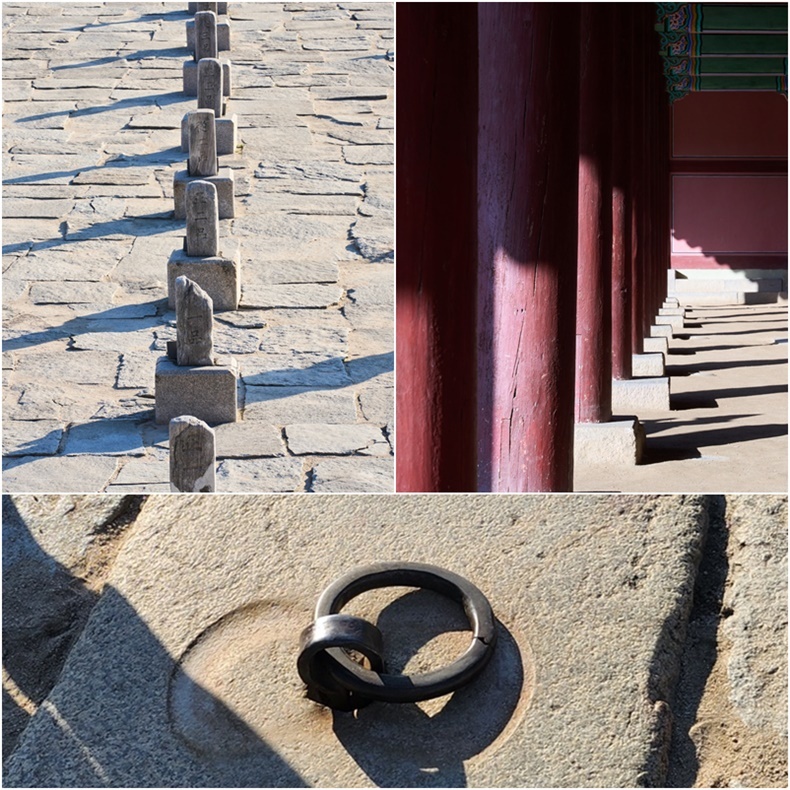 품계석, 어도, 차일