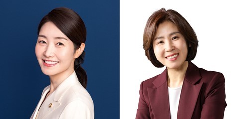 1소위원장 강선우 의원(좌), 2소위원장 김미매 의원
