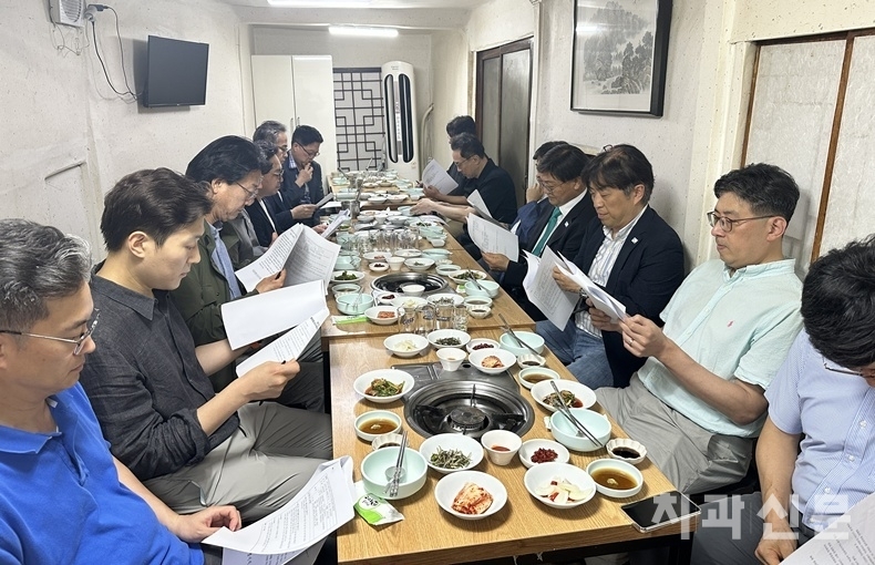 지난 6월 26일 불법대책특위 회의 모습.