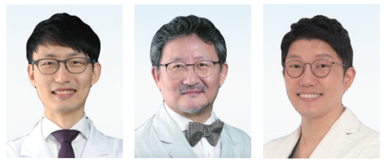 (좌측부터) 김정호 원장, 김현철 원장, 김영욱 원장