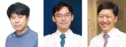 왼쪽부터 이수영, 전진, 허인식 원장.