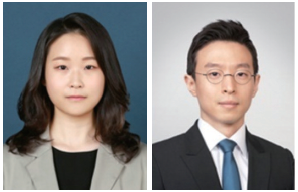 최성아 졸업생(좌), 변수환 교수(우)
